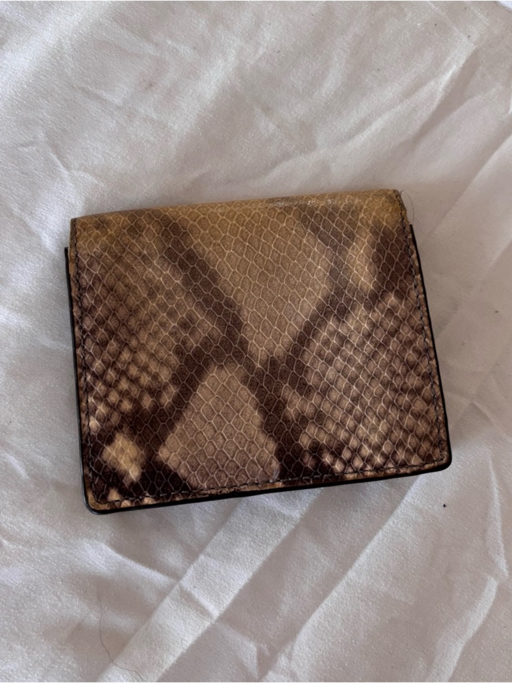 Michael Kors snakeskin clutch wallet - Picture 2 of 3